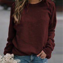 Load image into Gallery viewer, Women Crewneck Long Sleeve Sweatshirts