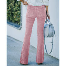 Load image into Gallery viewer, Corduroy Flare Lounge Pants