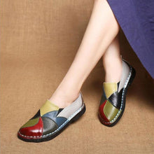 Load image into Gallery viewer, New Fashion Women's Leather Flat Shoes