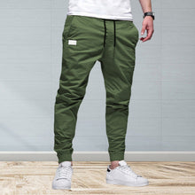 Load image into Gallery viewer, Solid Color Drawstring Casual Pants