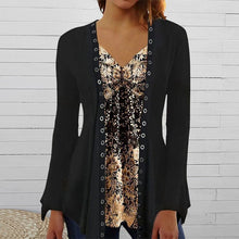 Load image into Gallery viewer, Long Sleeve Top with Print