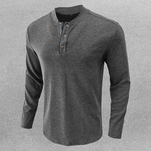 Load image into Gallery viewer, Henry Collar Button T-Shirt