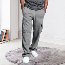 Load image into Gallery viewer, Men's Straight Cargo Pants Trousers