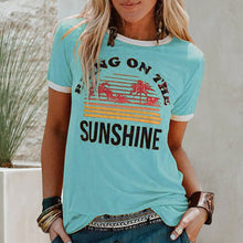 Load image into Gallery viewer, Coconut Tree Print T-shirt