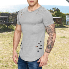 Load image into Gallery viewer, Men's Summer Workout Basic T-shirt