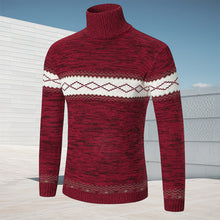 Load image into Gallery viewer, Diamond Pullover Paneled Sweater