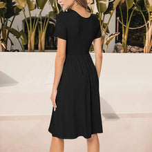 Load image into Gallery viewer, Pocket Crew Neck Dress