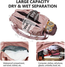Load image into Gallery viewer, Gym & Travel Duffel Bag with Dry Wet Pocket --Free Shipping