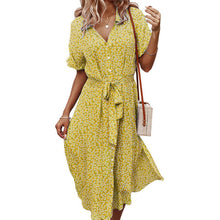 Load image into Gallery viewer, Casual Lace-up Dress