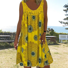 Load image into Gallery viewer, Women's Digital Printing Sexy Suspenders Loose Lace Casual Dress