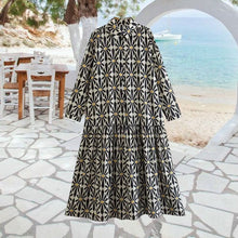 Load image into Gallery viewer, Women's Long Sleeve Shirt Dress