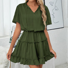 Load image into Gallery viewer, V neck Sleeveless Skirt