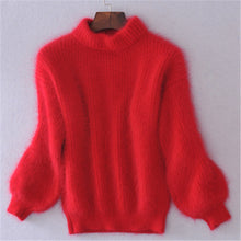 Load image into Gallery viewer, Cashmere Loose Solid Color Knit Sweater