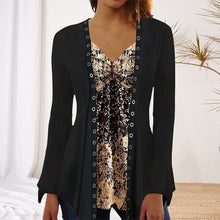 Load image into Gallery viewer, Long Sleeve Top with Print