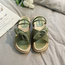 Load image into Gallery viewer, Elegant Bow Sandals with Platform Soles for Women