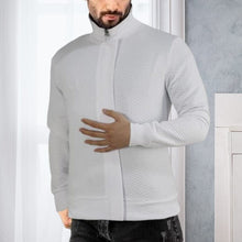 Load image into Gallery viewer, Solid Zip Stand Collar Jacket