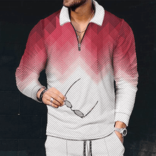 Load image into Gallery viewer, Printed Men's Long Sleeve Shirt