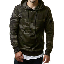 Load image into Gallery viewer, Camouflage Hooded Sweatshirt