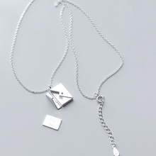 Load image into Gallery viewer, Metal Envelope Necklace