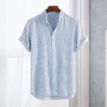 Load image into Gallery viewer, Casual Men's Striped Shirt