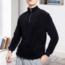 Load image into Gallery viewer, Mens Fuzzy Sherpa Pullover Long Sleeve Fleece Sweatshirts