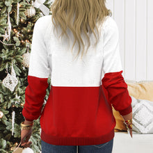 Load image into Gallery viewer, Christmas Print Raglan Sleeve Sweatshirt