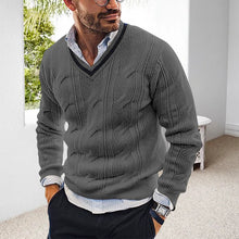 Load image into Gallery viewer, V-Neck Slim Knit Sweater