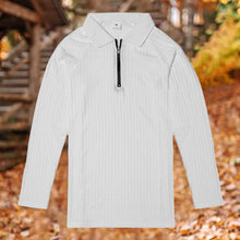 Load image into Gallery viewer, Men's Muscle T Shirts Long Sleeve Quarter Zip Polo Shirts