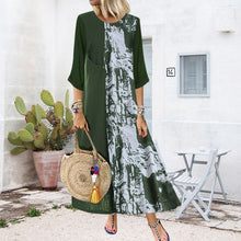 Load image into Gallery viewer, Camouflage 3/4 Sleeve Dress