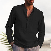 Load image into Gallery viewer, V-neck Linen Shirt