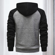 Load image into Gallery viewer, Color Contrast Cardigan Hoodie