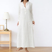 Load image into Gallery viewer, Slit Shirt Dress