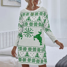 Load image into Gallery viewer, Christmas Knit Dress