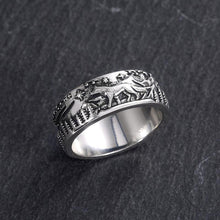 Load image into Gallery viewer, Wolf and She-wolf Paired Rings