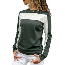 Load image into Gallery viewer, Paneled Long Sleeve Crew Neck T-Shirt