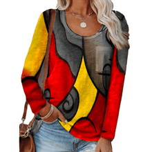 Load image into Gallery viewer, Casual Color Block Long Sleeve T-Shirt