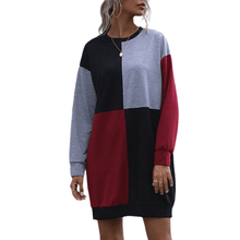 Load image into Gallery viewer, Contrast Sweater Dress
