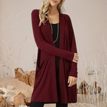 Load image into Gallery viewer, Women's Long-sleeved Mid-length Cardigan Jacket