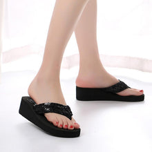 Load image into Gallery viewer, The Latest Summer Sequin Women's 2018 Non-slip Sandals Slipper Flip Flops for Indoor Outdoor