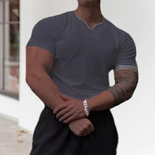 Load image into Gallery viewer, Muscle V-Neck T-Shirt