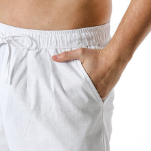 Load image into Gallery viewer, Men’s Cotton Linen Drawstring Pants