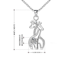 Load image into Gallery viewer, Giraffe Pendant Necklace