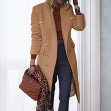 Load image into Gallery viewer, Double Breasted Wool Coat