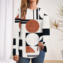 Load image into Gallery viewer, Geometric Contrast Print T-shirt