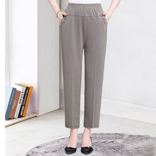 Load image into Gallery viewer, High Waist Cropped Trousers