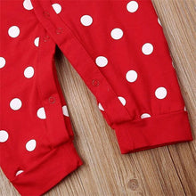 Load image into Gallery viewer, Reindeer Pattern Baby Outing Romper