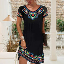 Load image into Gallery viewer, Black Ethnic Style Skirt