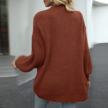 Load image into Gallery viewer, Balloon Sleeve Chunky Cardigan