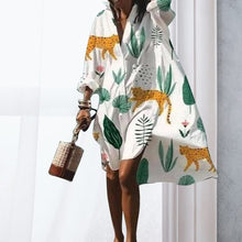 Load image into Gallery viewer, Europe and America Shirt Dress