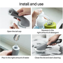 Load image into Gallery viewer, Cleaning Brush with Long Handle